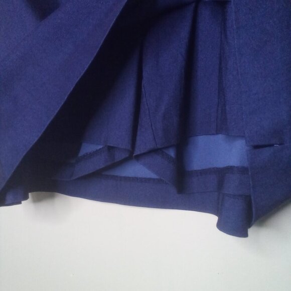 JMS Just My Size Skort Skirt 3X Women Elastic Waist Denim Look Faux Pockets Blue - Picture 7 of 14